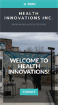 Mobile Screenshot of healthinnovationsinc.com